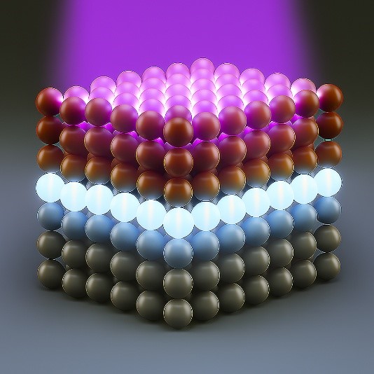 Optically generating a two-dimensional electron gas
